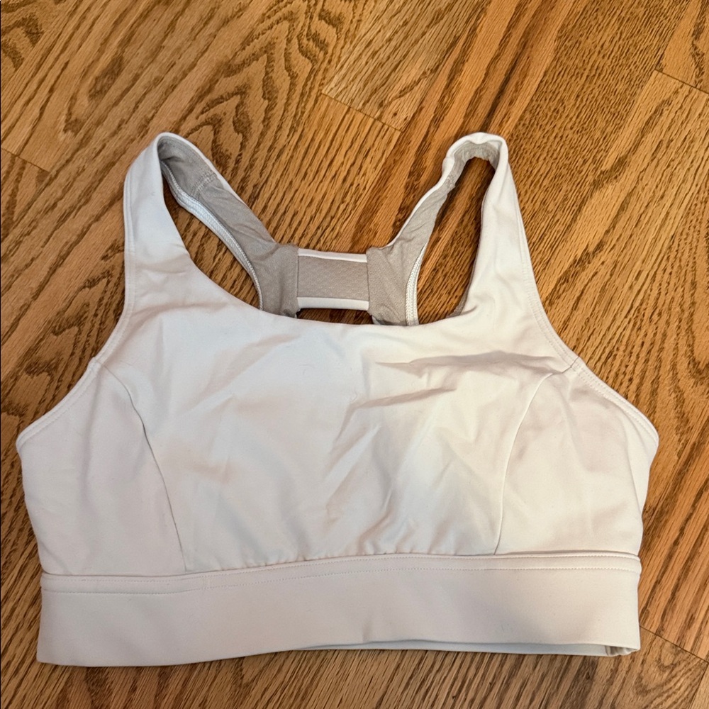 Lululemon White Sports Bra